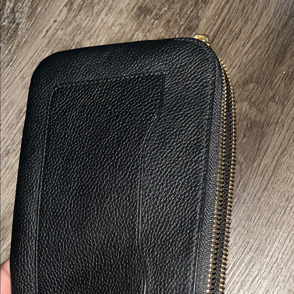 Tory Burch Black Leather Wristlet - Picture 4 of 7
